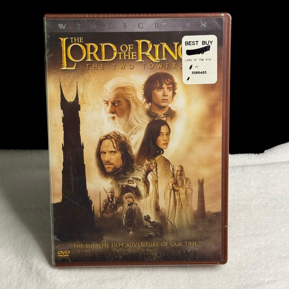 Lord of the‎ Rings The Two Towers DVD Widescreen Edition – Brand New Sealed